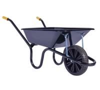 Chillington Camden Classic Black Puncture Free Wheelbarrow - 85L