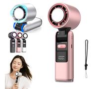 ChillMate Portable Refrigerated Fan - emEnola Hand Held Ice Cooler Fan with Quiet Turbo Technology for Strengthen Refrigerated Airflow - Immediate Relief from Heat Headaches