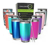 CHILLOUT LIFE I0112345 Cups, Aluminium, White
