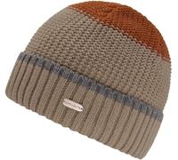 CHILLOUTS Contrast Colour Beanie Hat Knit (One Size - Beige)