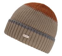 CHILLOUTS Contrast Colour Beanie Hat Knit (One Size - Beige)