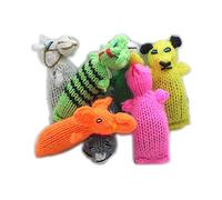 Chilly Dog Barn Yarn Hand Knit Wool Cat Toy with Catnip