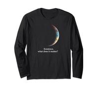 Chilly Lizard Existence What Does It Matter Astronomy Physics Long Sleeve T-Shirt