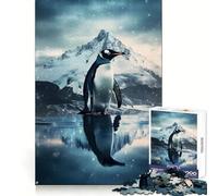 Chilly Penguin Pals Jigsaw Puzzles for Adults 1000 Pieces Restful Game Accurate Cut Family Bond Fine Art (38x52cm)