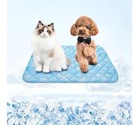 ChillyBreeze Cooling Mat - 2026 Summer Dog Cooling Mat, Washable & Reusable,Water Absorption Top, Materials Safe, Easy Carry, EZ Clean. Keep Cooling for Pets, Kids and Adults (50*70CM,light BLUE)