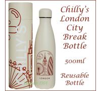 Chilly's Bottle London City Break Edition LIMITED EDITION GENUINE NEW 500ml