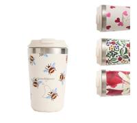Chilly's Original Coffee Cup - 340ml - Bumblebee Blue Wing | Cold & Hot Drinks, Reusable Cups, Double Walled Vacuum, Insulated Mug, Stainless Steel, Thermal Travel Mug