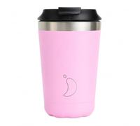 Chilly's Original Coffee Cup - Thermal Mug - True Pink, 340 ml | Cold & Hot Drinks, Leak-Proof Travel Mug with Lid, Double Walled Vacuum Insulated Mug, Stainless Steel