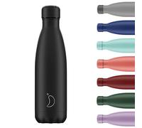 Chilly's Original 260ml Monochrome Bottle - Black, Black