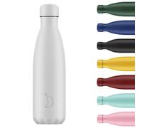 Chilly's Original Water Bottle - Monochrome - All White, 500ml