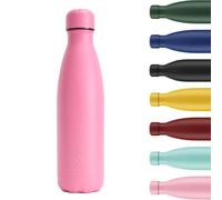 Chilly's Original Water Bottle - Vacuum Insulated Stainless Steel Water Bottle, Reusable Thermal Flask For Hot & Cold Drinks - Leak Proof, No Sweat - All Pink, 500ml