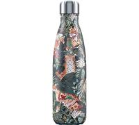 Chilly's Original Water Bottle - Vacuum Insulated Stainless Steel Water Bottle, Reusable Thermal Flask For Hot & Cold Drinks - Leak Proof, No Sweat - Leopard - 3D, 750ml