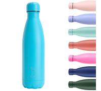 Chilly's Original Water Bottle - Vacuum Insulated Stainless Steel Water Bottle, Reusable Thermal Flask for Hot & Cold Drinks - Leak Proof, No Sweat - Turquoise, 500ml
