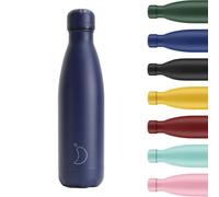 Chilly's Original Water Bottle - Vacuum Insulated Stainless Steel Water Bottle, Reusable Thermal Flask For Hot & Cold Drinks - Leak Proof, No Sweat - All Navy, 500ml