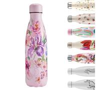 Chilly's Original Water Bottle - Vacuum Insulated Stainless Steel Water Bottle, Reusable Thermal Flask For Hot & Cold Drinks - Leak Proof, No Sweat - Sorbet Petals, 500ml