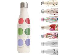 Chilly's Original Water Bottle - Vacuum Insulated Stainless Steel Water Bottle, Reusable Thermal Flask For Hot & Cold Drinks - Leak Proof, No Sweat - Colour Palette, 500ml