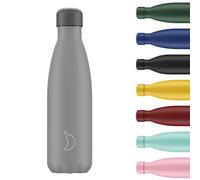 Chilly's Original Water Bottle - Vacuum Insulated Stainless Steel Water Bottle, Reusable Thermal Flask For Hot & Cold Drinks - Leak Proof, No Sweat - All Grey, 500ml