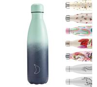 Chilly's Original Water Bottle - Vacuum Insulated Stainless Steel Water Bottle, Reusable Thermal Flask For Hot & Cold Drinks - Leak Proof, No Sweat - Deep Spring, 500ml