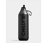 Chilly's Series 2 Abyss Black Flip Bottle | 1L