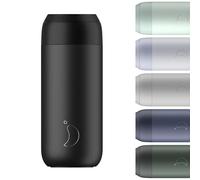 Chilly's Series 2 Coffee Cup - Stainless Steel - Abyss Black, 500ml