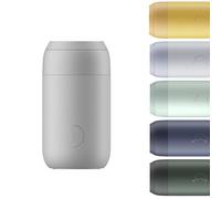 Chilly's Series 2 Coffee Cup - Stainless Steel - Granite Grey, 340ml | Tight seal, No Sweating - BPA-Free - Reusable - Double Walled, Vacuum Insulated