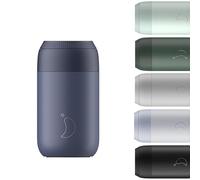 Chilly's Series 2 Coffee Cup - Stainless Steel - Whale Blue, 340ml