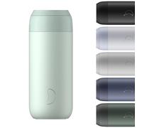 Chilly's Series 2 Coffee Cup - Tight Seal, No Sweating - BPA-Free Stainless Steel - Reusable - Double Walled, Vacuum Insulated - Lichen Green, 500ml
