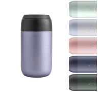 Chilly's Series 2 Coffee Cup - Tight Seal, No Sweating - BPA-Free Stainless Steel - Reusable - Double Walled, Vacuum Insulated - Lavender, 340ml