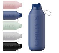 Chilly's Series 2 Flip Water Bottle with Sports Lid-1000ml - Whale Blue