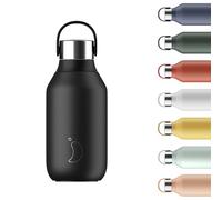 Chilly's Series 2 Stainless Steel Water Bottle - Abyss Black, 350ml