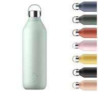 Chilly's Series 2 Stainless Steel Water Bottle - Lichen Green, 1000ml
