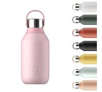 Chilly's Series 2 Water Bottle - BPA-Free Stainless Steel and Reusable - Leak-Proof, No Condensation - Blush Pink, 350ml