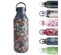 Chilly's Series 2 Water Bottle - Stainless Steel Thermal Bottles with Double Wall Vacuum, Soft Collar & Carry Loop - Kobushi, 500ml