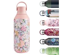 Chilly's Series 2 Water Bottle - Stainless Steel Thermal Bottles with Double Wall Vacuum, Soft Collar & Carry Loop - Artemis, 500ml