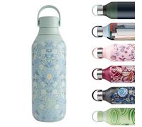 Chilly's Series 2 Water Bottle - Vacuum Insulated Stainless Steel Water Bottle with Soft Collar & Carry Loop, Thermal Flask For Hot & Cold Drinks - Leak Proof, No Sweat - Eleni, 500ml