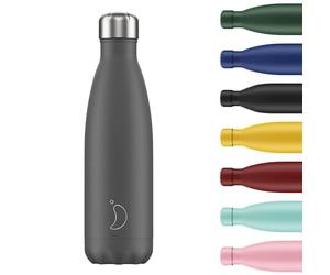 Chillys Stainless Steel Bottle Matte Grey 500 ml - Bottle, Unisex