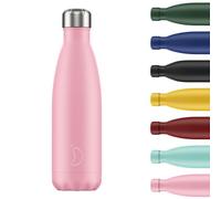 Chilly's Water Bottle - Stainless Steel and Reusable - Leak-Proof, Sweat-Free - Pastel Pink - 500 ml