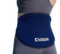 Chilmax Ice Pack for Lower Back Pain Relief, Reusable Abdominal Gel Ice Pack Wrap Hot Cold Therapy Belt for Relieve Back Injuries, Lumbar, Sciatic Nerve, Herniated Disc, Coccyx Pain Brace (Navy Blue)