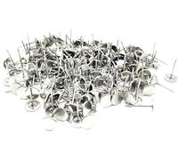 Chiloskit 1000Pcs Flathead Metal Pins for Retail Anti-Theft Equipment Shoplifting Prevention Ink & Hard Security Tags 20mm