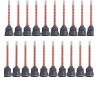 Chiloskit 20 Pcs Epoxy Mixing Nozzle Tip, Resin Mixer Adhesive Gun Nozzles for Mix, Gun Applicatior for 50ml AB Glue Cartridge Glue Gun (10:1 Applicator Ratios)