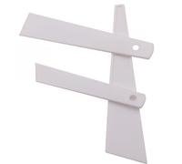 Chiloskit 3 Pcs Plastic Glue Smear Sticks Applicator Glue Spreaders Handmade DIY Leather Craft Tool,White,20mm/30mm/40mm(width)