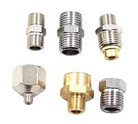 Chiloskit 7pcs Airbrush Hose Adaptor Connector Fitting Set for Compressor to Airbrush Complete Connector Set