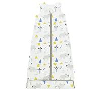 Chilsuessy Baby Sleeping Bag 0.5 Tog Infant Sleeping Bag Summer 100% Cotton Unisex Wearable Blanket Sleeping Sack for Toddler, Cute rhino, 130cm/4-5 T