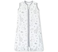 Chilsuessy Baby Sleeping Bag 2.0 Tog Rayon Made from Bamboo Nursery Sleeping Sack Wearable Blanket Winter Baby Sleep Bag for Newborn Infant Toddler, 2 Tog Cute Animal, 18-24 Months