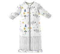 Chilsuessy Baby Sleeping Bag 3.5 Tog Winter Sleeping Sack Wearable Blanket for Kids, Adjustable Length, Removable Sleeves, Toddler Sleeping Bag for Boys Girls, Cute rhinoceros, 90cm/1-3 Years