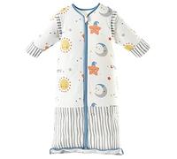 Chilsuessy Baby Sleeping Bag 3.5 Tog Winter Sleeping Sack Wearable Blanket for Kids, Adjustable Length, Removable Sleeves, Toddler Sleeping Bag for Boys Girls, Blue sky, 150cm/6-9 Years