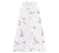 Chilsuessy Baby Sleeping Bag for Summer 100% Cotton 0.5 Tog, Infant Sleeping Bag Unisex Wearable Blanket Sleeping Sack for Toddler, Sweet rabbit, 130cm/4-5 T