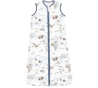 Chilsuessy Baby Sleeping Bag Toddler Sleeping Bag 2.5 tog 100% Cotton Nursery Bedding Kids Wearable Blanket Sleeping Sack for Infant Boys Girls, Animal Map, 90cm/1-2 Years