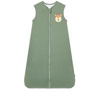 Chilsuessy Baby Sleeping Bag Toddler Sleeping Bag 2.5 tog 100% Cotton Nursery Bedding Kids Wearable Blanket Sleeping Sack for Infant Boys Girls, Green, 130cm/4-6 Years