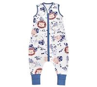 Chilsuessy Baby Sleeping Bag with Feet 1.5 TOG Baby Sleep Sack with Legs 100% Cotton Toddler Wearable Blanket Walker Sleep Sack Kids, 1.5 Tog/Zebra, 90cm/3-4 Years